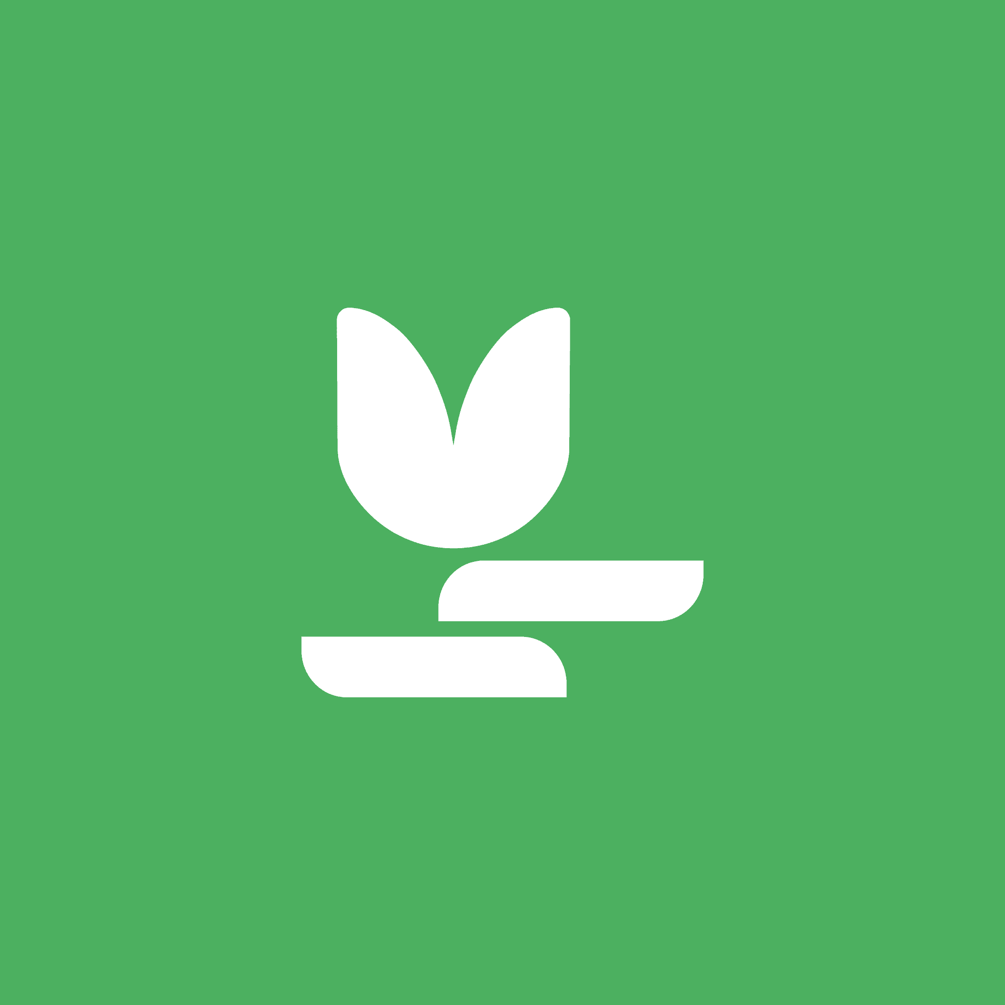 Icon Pflanze auf feuchtem Boden
